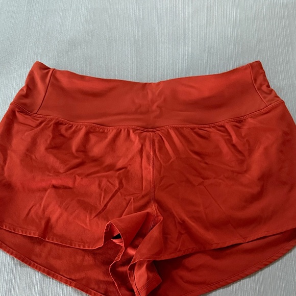 Lululemon Speed Up High Rise Women's Rust 2.5” Shorts Size M NWOT - Picture 6 of 8